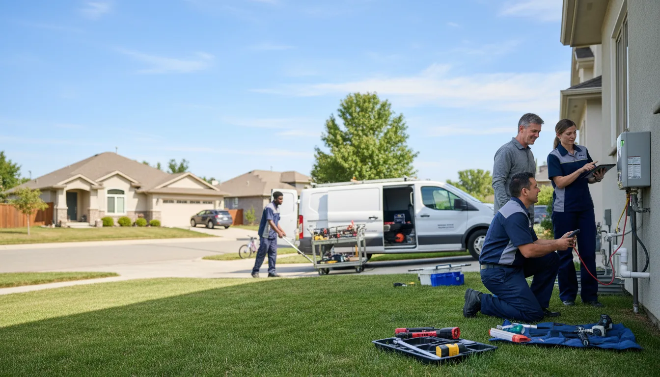 Tankless water heater service in Westbrook, MN
